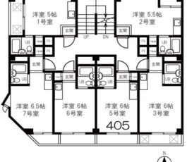 ロイヤルシード小阪　405号室