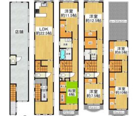 天王寺区上汐３丁目　店舗付戸建