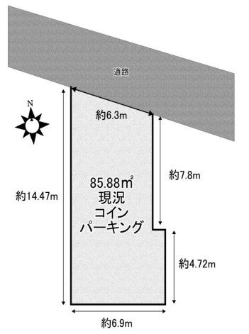 天王寺区勝山３丁目　土地