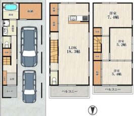中央区上本町西２丁目　中古戸建