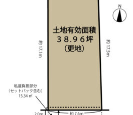 天王寺区堂ヶ芝２丁目・売土地　（建築条件なし）