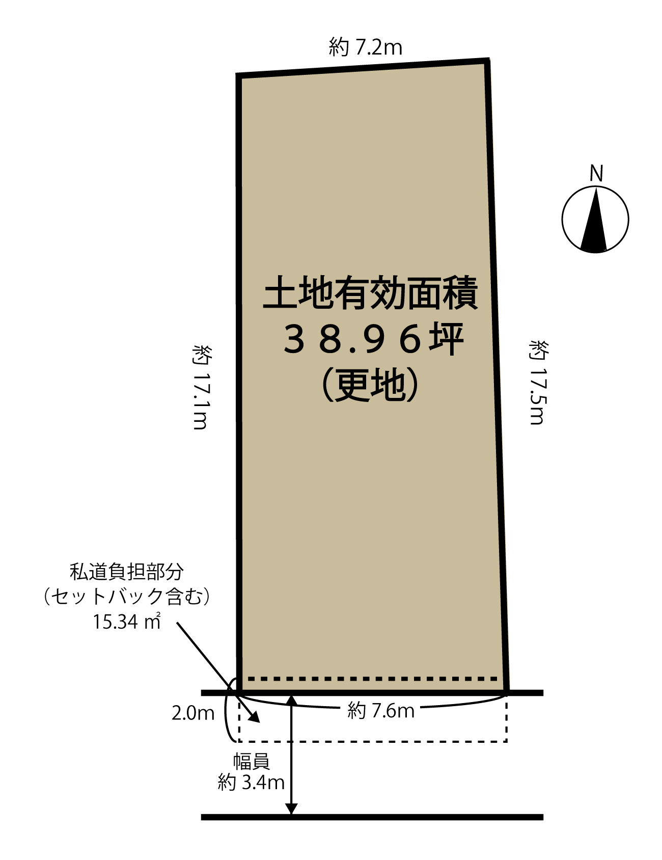 天王寺区堂ヶ芝２丁目・売土地　（建築条件なし）