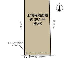 天王寺区堂ヶ芝２丁目・売土地　（建築条件なし）