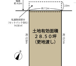 天王寺区玉造元町・売土地（建築条件なし）